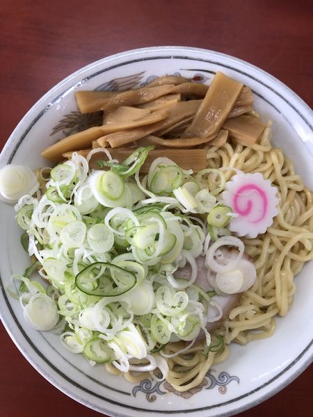 「油そば(大)800円➕ネギ盛(100円)」@珍々亭の写真