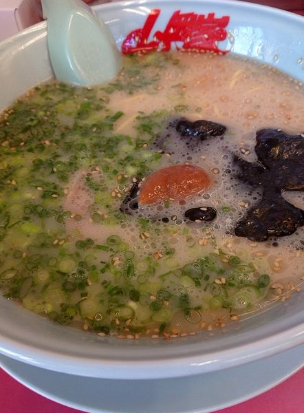 「朝ラーメン 中盛り(520円税込)」@ラーメン 山岡家 高崎倉賀野店の写真