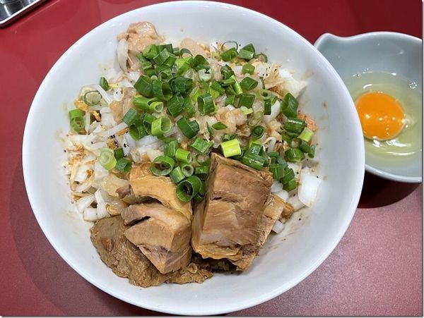 汁無しそば ミニ（無料トッピングねぎ）