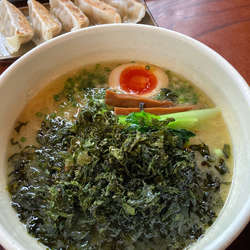 岩海苔塩ラーメン＋焼餃子