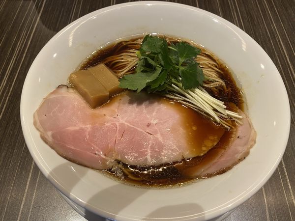 「中華蕎熟成成醤油 1000円」@中華蕎麦 三藤の写真