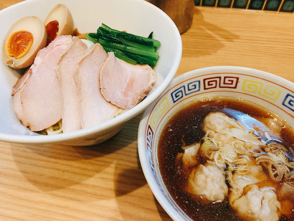 「特製つけ麺」@ほっこり中華そば もつけの写真