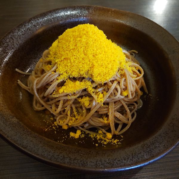 「俺のカラスミ蕎麦（￥1,000）」@俺のやきとり 蒲田の写真