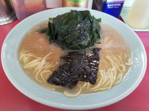 「わかめラーメン 650円」@ラーメンショップ 荻野店の写真