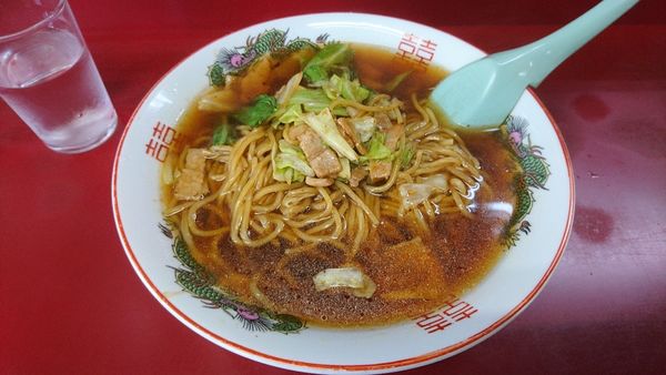 「スープ焼そば並700円」@こばや食堂の写真