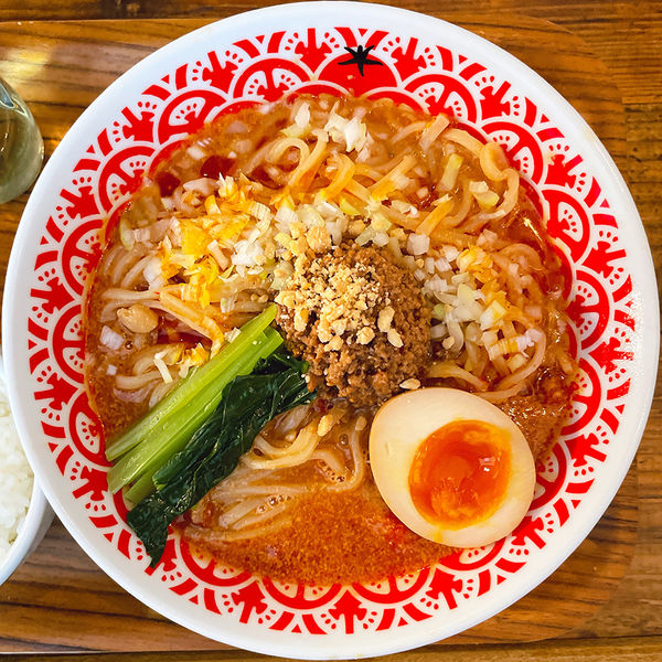 「冷やしトマト担々麺＋小ライス（サービス）」@トマトマンの写真