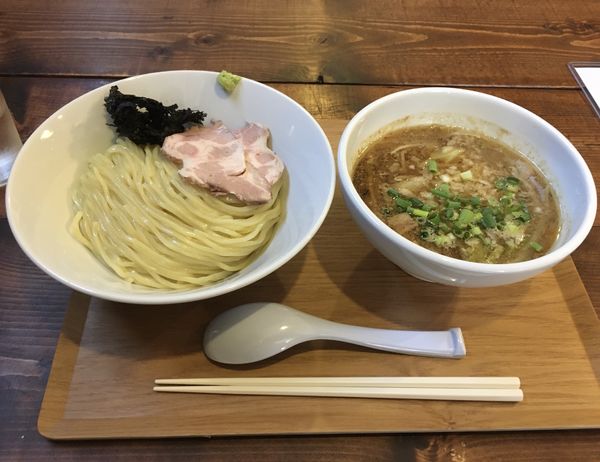 「正油つけめん大盛(850¥)」@ニチハンメラの写真