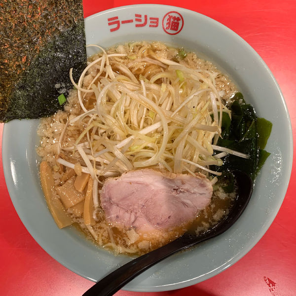「ネギラーメン（白）」@ラーショ マルミャーの写真