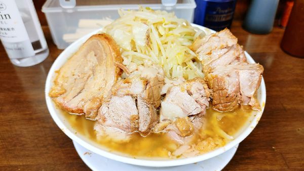 「大豚・豚１UP（ヤサイダブル）￥１１３０」@らーめん玄の写真