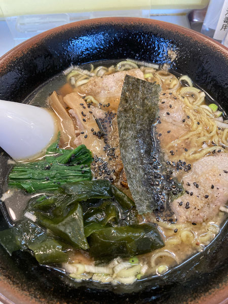 「ポークラーメン」@手もみらぁめん 十八番の写真