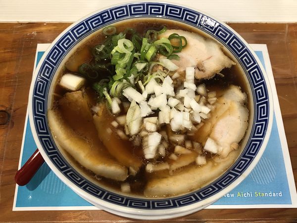 「中華そば　醤油　￥６００」@フジサワ中華そば 日比野店の写真