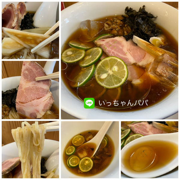 「限定）神山すだちの冷やし鷄そば 900円」@鶏そばムタヒロ 花小金井店の写真