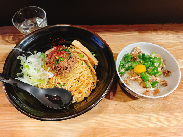 「さんままぜそば」@魚骨ラーメン 鈴木さんの写真