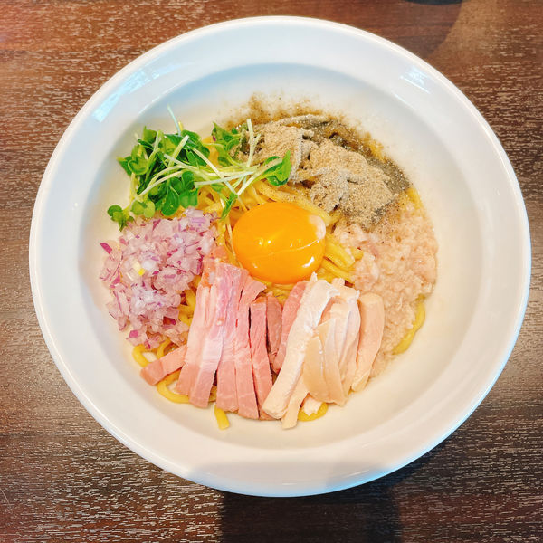 「特製煮干し油そば」@麺屋 彩音 ~Sign~の写真