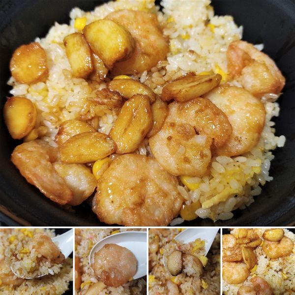 「海老の焼きめし　750円」@大阪王将 三河島店の写真