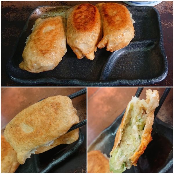 「半餃子(3ヶ)」@ひさご亭 大野店の写真