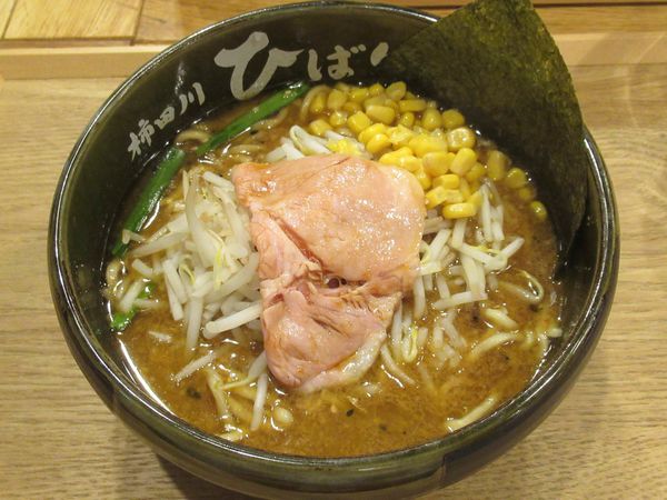 「味噌らーめん（850円）」@味噌らーめん 柿田川ひばり 恵比寿本店の写真