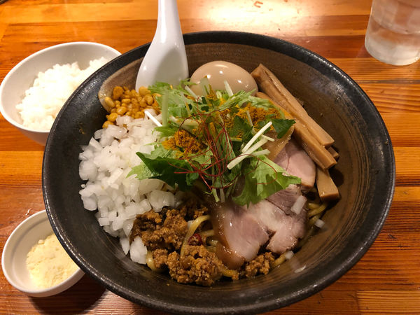 「カレーまぜそば」@瞠 池袋店の写真