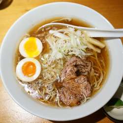 鴨としじみの醤油らーめん＋味玉