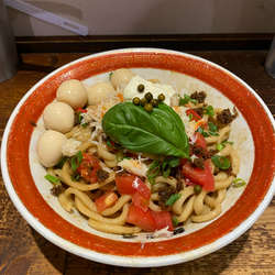 限定　海老蟹攻殻合戦混麺隊　海老と卵スープ付