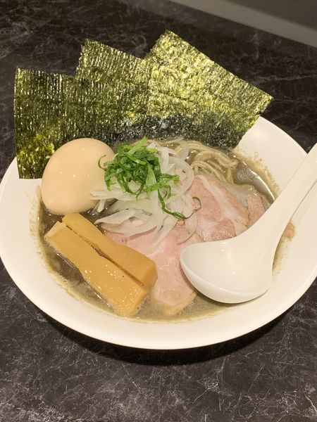 「特製濃い目な純煮干しそば 1050円」@中華SOBA にぼ乃詩の写真