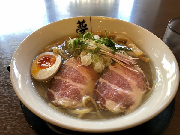 「冷やし牡蠣醤油ラーメン」@彩色ラーメン きんせい総本家夢風の写真
