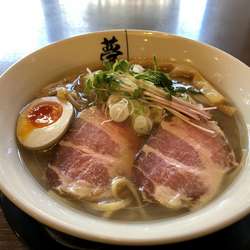 冷やし牡蠣醤油ラーメン