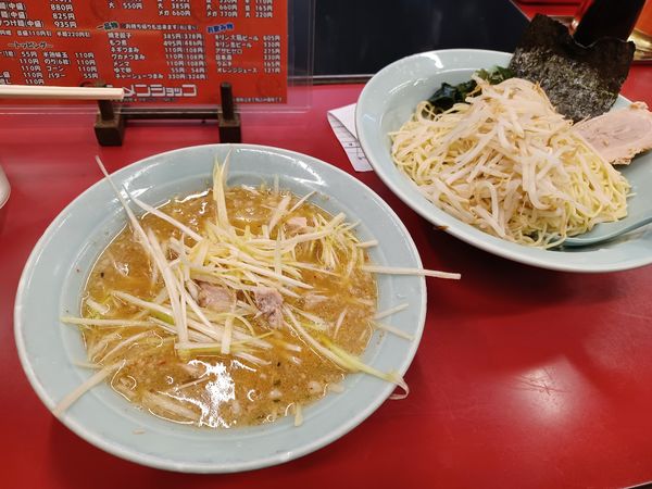 「ネギつけ麺　お酢抜き」@新ラーメンショップ 狭山本部の写真