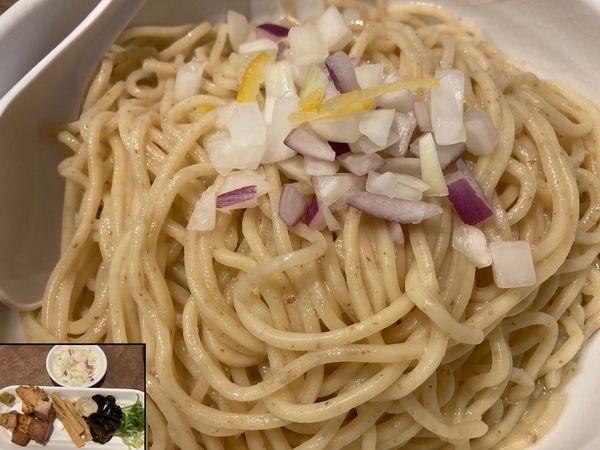 「[限定] ホタテ油そば(大)＋タマネギ」@NOODLE VOICEの写真