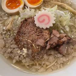 淡麗鶏塩らーめん味玉トッピング　こってり