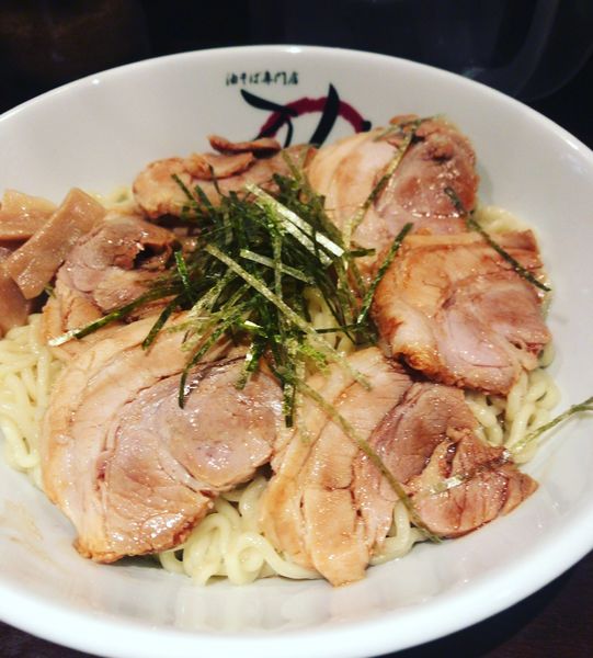 「油そばチャーシュー倍盛り」@油そば専門店 万人力の写真