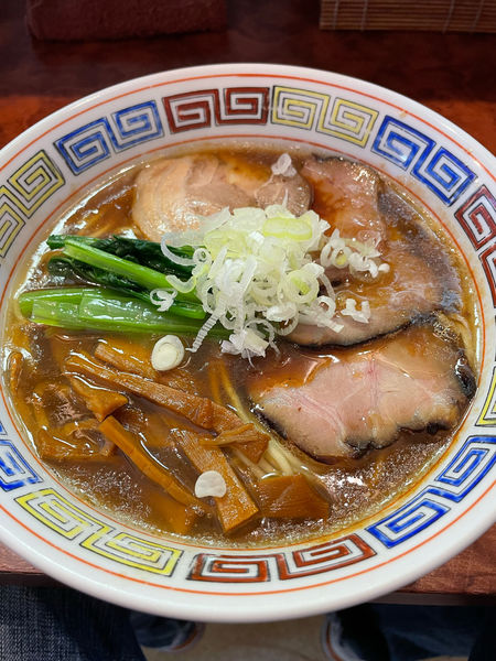 「目黒屋らーめん中盛り」@つけ麺 目黒屋の写真