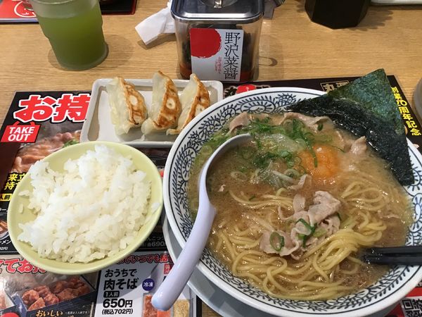 「丸源餃子セット979円(クーポンで100円引き879円)」@丸源ラーメン 南流山店の写真