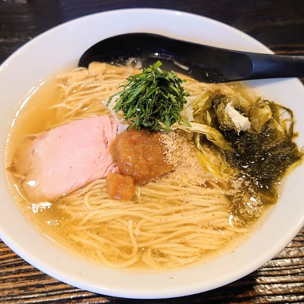 「【限定】紀州南高梅の塩SOBA 900円」@中華そば 向日葵の写真