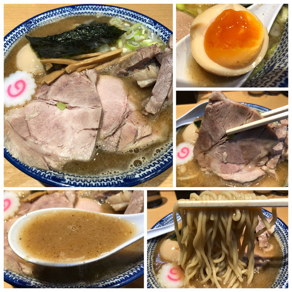 「中華半チャーシュー 900円 味玉 100円」@くり山の写真