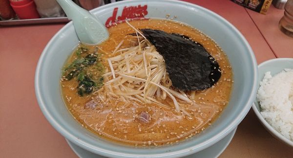 「特製味噌ネギラーメン 中盛   1000円」@ラーメン山岡家 水戸内原店の写真