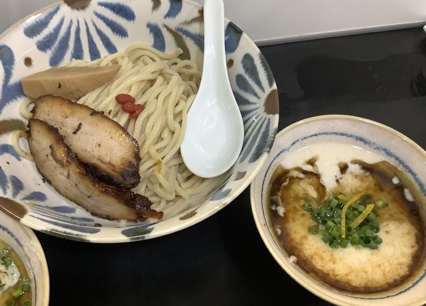 「[限定]鶏ポタつけ麺」@自家製麺SHINの写真
