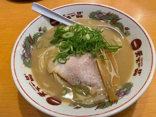 「こってりラーメン　半チャーハンセット」@天下一品 歌舞伎町店の写真