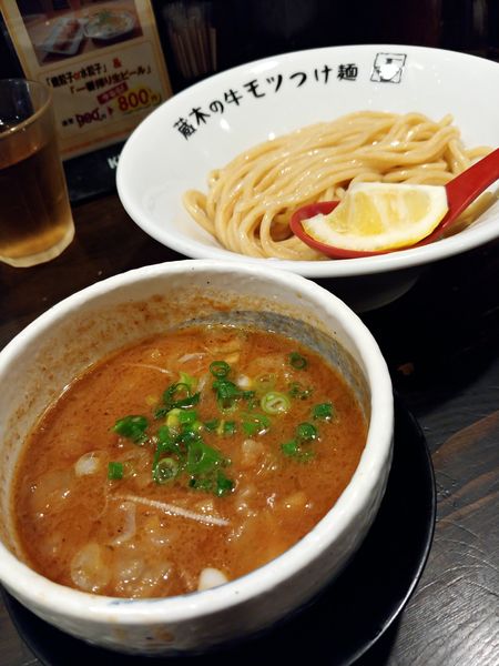 「牛モツつけ麺」@製麺処 蔵木の写真