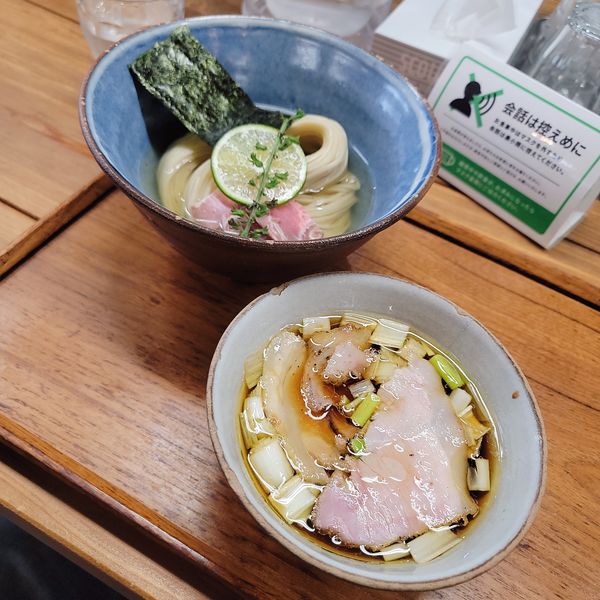 「昆布水つけめん（醤油）」@YOKOKURA STOREHOUSEの写真