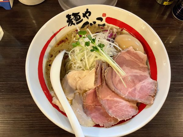 「【限定】特製冷やし濃厚牡蠣そば」@麺や でこの写真