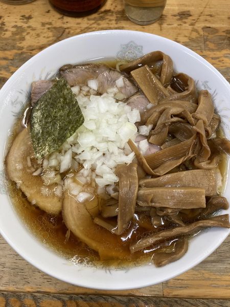 「メンマチャーシュー、ミックス、卵麺」@丸幸の写真