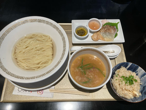 「鯛つけ麺きらり¥920+鯛めし(小)¥170」@鯛白湯らーめん ○de▽の写真