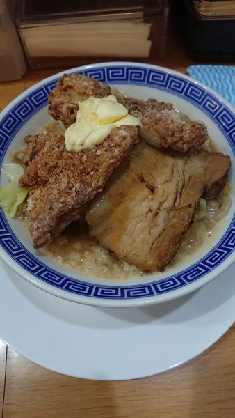 「唐揚げらーめん」@鳳神角ふじの写真