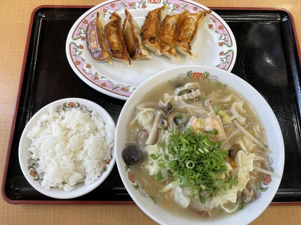 「限定五目あんかけタンメン」@餃子の王将 穂積店の写真