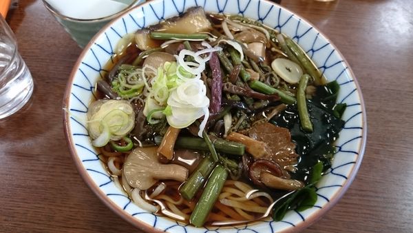 「山菜そば」@草笛 本店(宗家)の写真