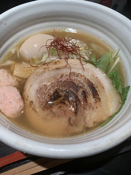 「銀笹らーめん塩　鯛めし」@麺処 銀笹の写真