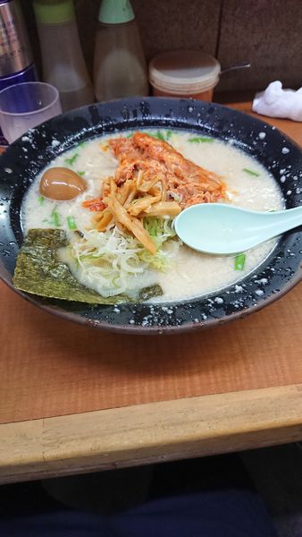 「ホルモンメン」@屋台ラーメンとんこつ貴生 稔台店の写真