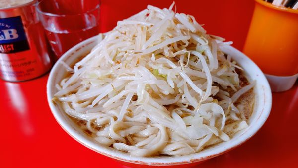 「大・カタメアブラ抜き（ヤサイカラメ）￥６５０」@ラーメン二郎 三田本店の写真