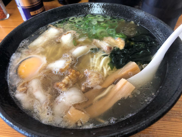「かすラーメン」@だし道楽 吉浦店の写真